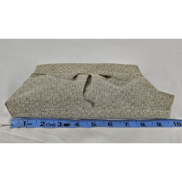 ULTA WOMEN'S WOVEN HEATHER GRAY MAKEUP BAG POUCH  / CLUTCH PURSE - Picture 6 of 8